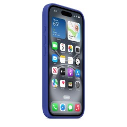 Чехол накладка для iPhone 16 Silicone Case with MagSafe Ultramarine